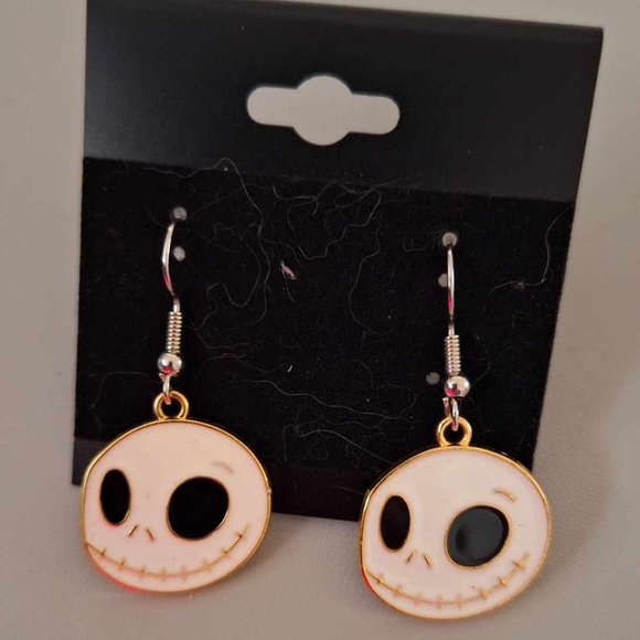 Jack Skellington Earrings - Picture 1 of 2